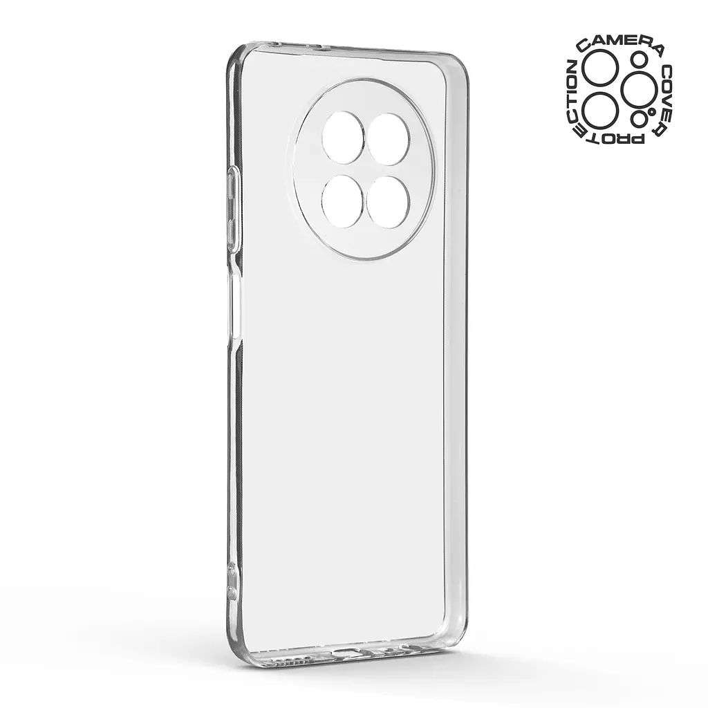 Прозрачный чехол для Realme C65 5G/12 5G/Narzo 70x 5G/13 5G с защитой камеры, тонкий, силиконовый, бесцветный, ударопрочный, противоударный бампер с закрытой камерой, ArmorStandart (ARM77890) - фото 2
