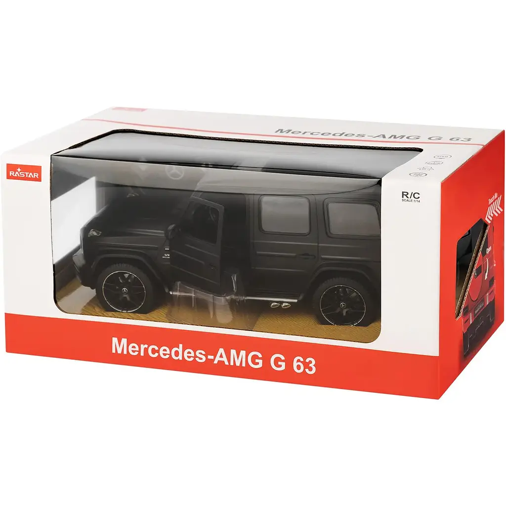 Машинка Rastar Mercedes-Benz G63 AMG на радіокеруванні. 1:14. Чорний - фото 8