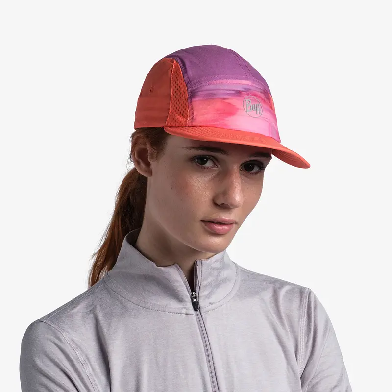 Кепка Buff 5 Panel Go Cap L/XL Оранжево-фиолетовый - фото 3