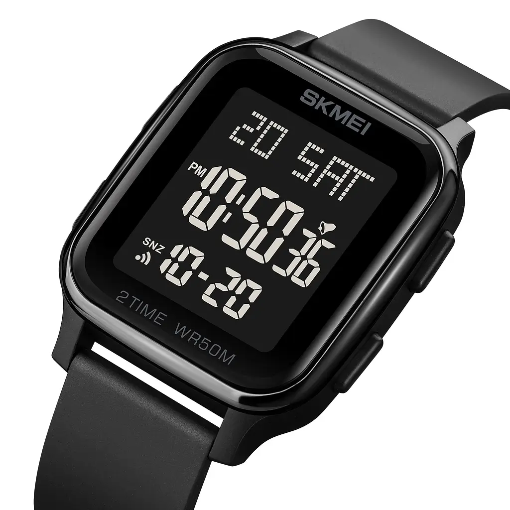Годинник наручний 1858BK Black Skmei acs0030530 - фото 2