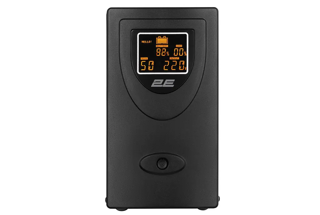 2E Джерело безперебійного живлення DD2000, 2000VA/1200W, LCD, USB, 2xSchuko - фото 2