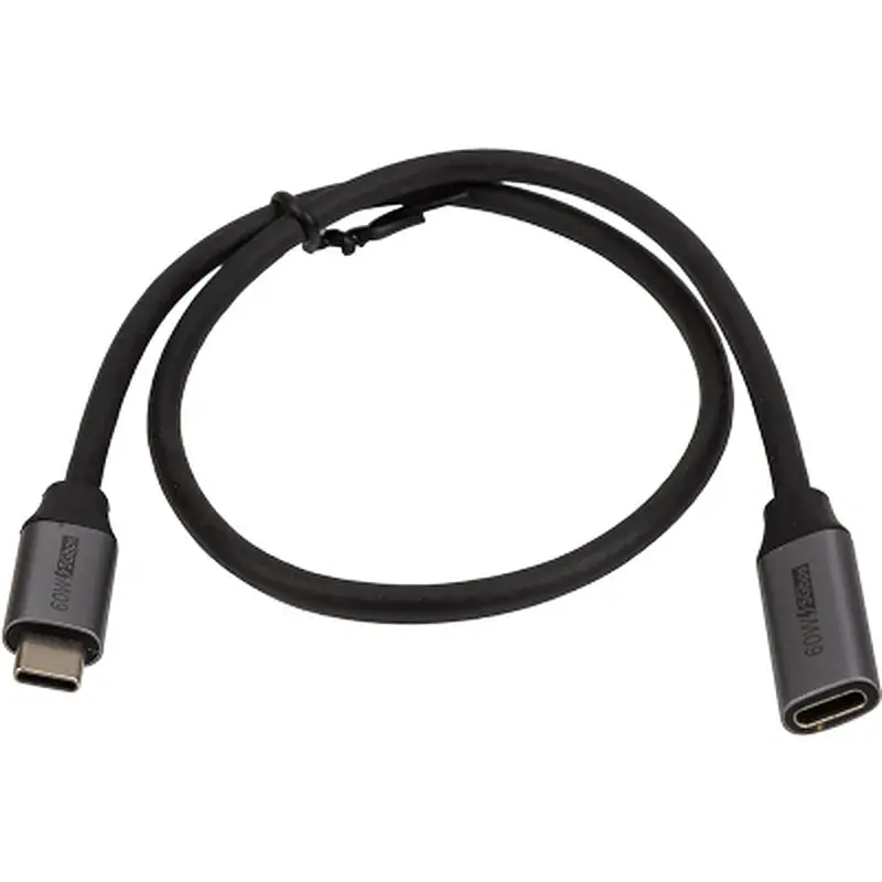 Дата кабель USB-C M/F 0.5m 5Gbps 60W 4K60Hz Cabletime (CA913664) - фото 2
