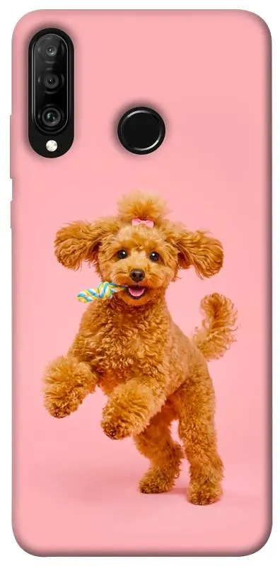 TPU чохол Demsky Happy poodle для Huawei P30 lite