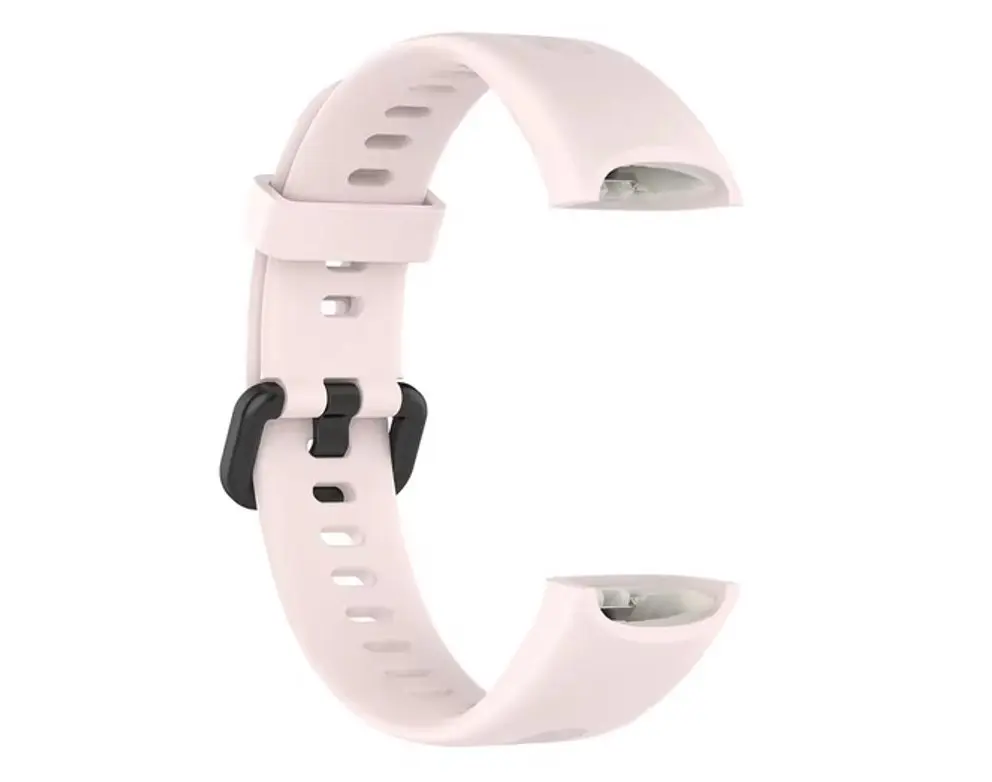 Силиконовый ремешок Primo для фитнеса браслета Huawei Band 4 (ADS-B29) Light Pink - фото 2