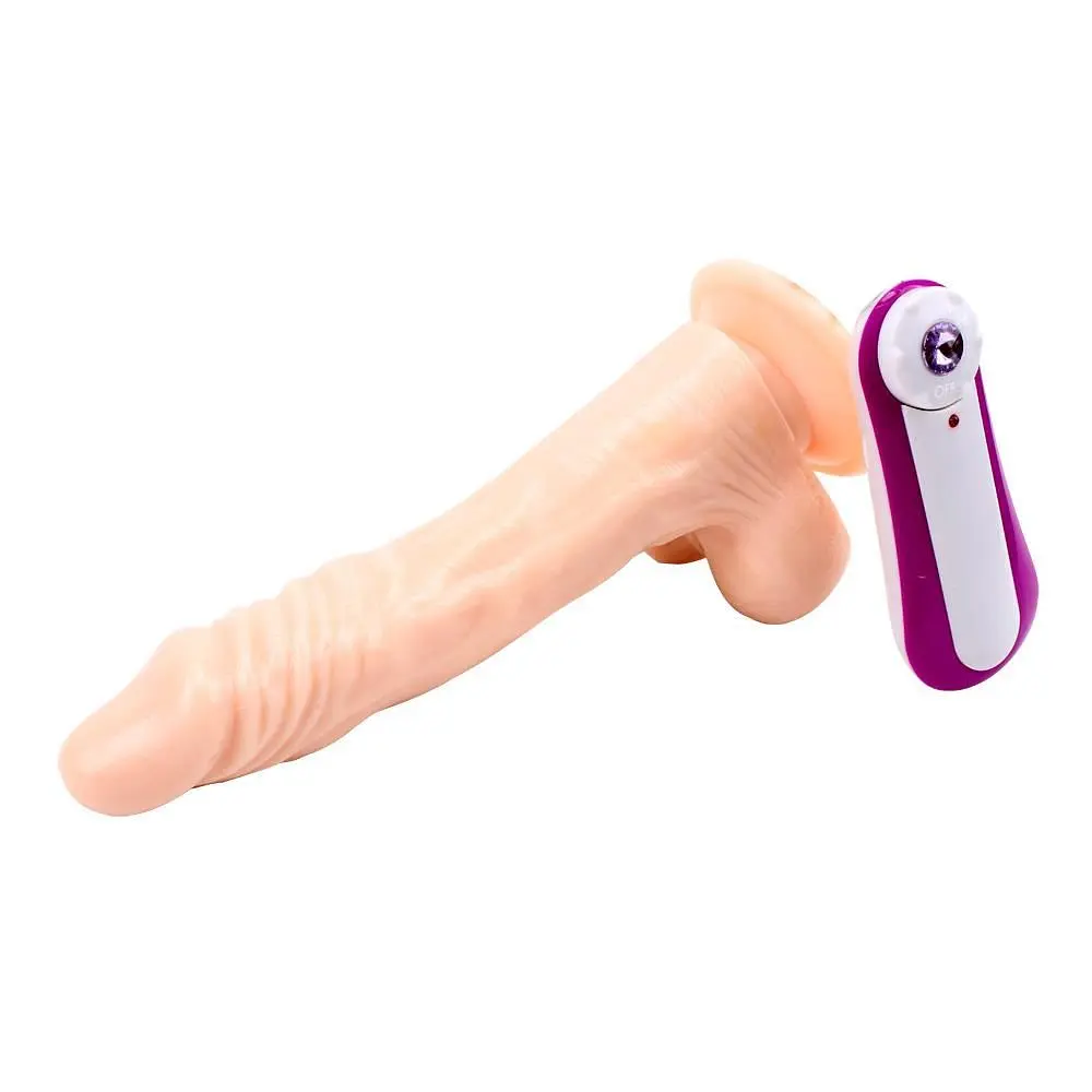 Вібратор Ballsy Super Cock James Deen 8.5", 21.5 см (тілесний) - фото 5