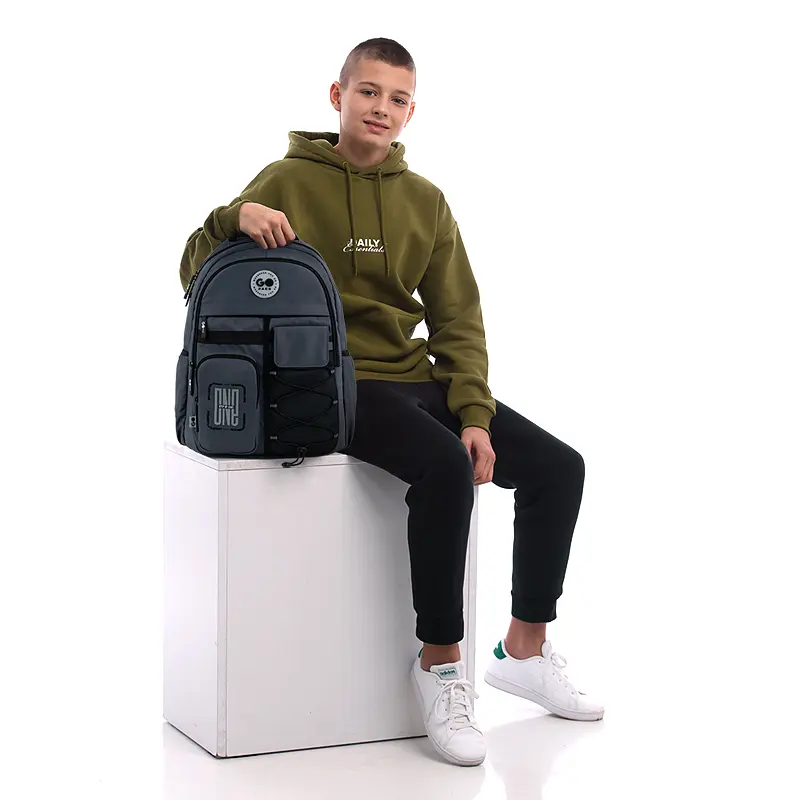 Рюкзак GoPack Education Teens 184 темно-сірий Темно-сірий (GO26-184L-4) - фото 20