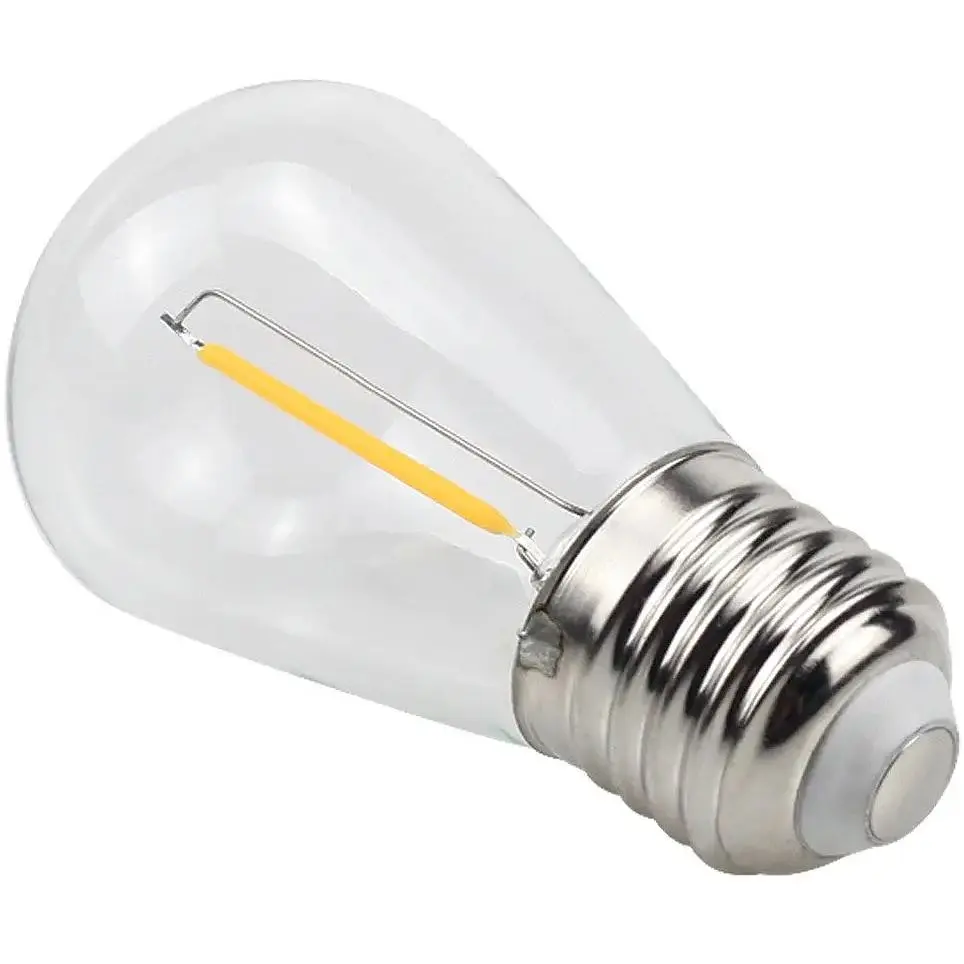 Гірлянда LED Light Edison Solar вулична з ретро лампами 15 шт. на сонячній батареї - фото 4