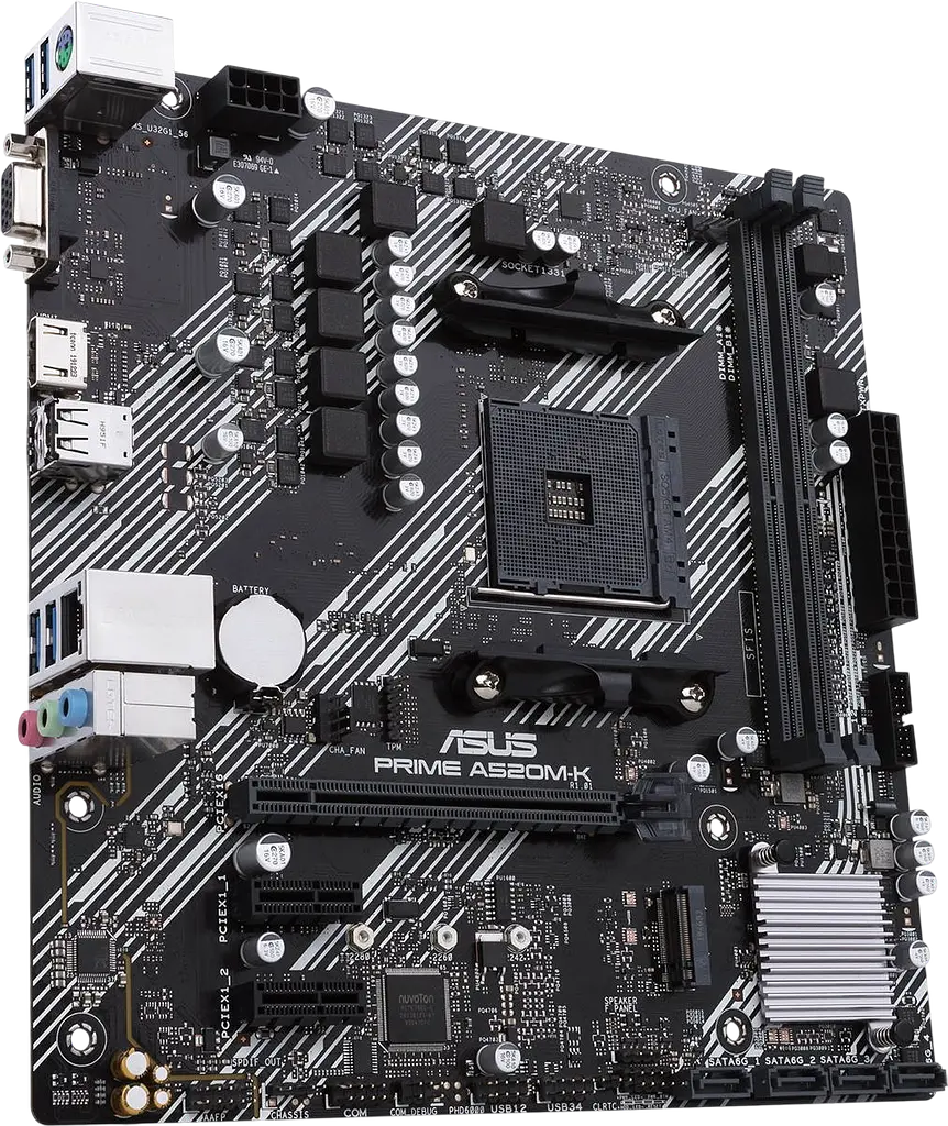 Материнська плата Asus A520M-K Prime Socket AM4 (PRIME A520M-K) Б/В - фото 2