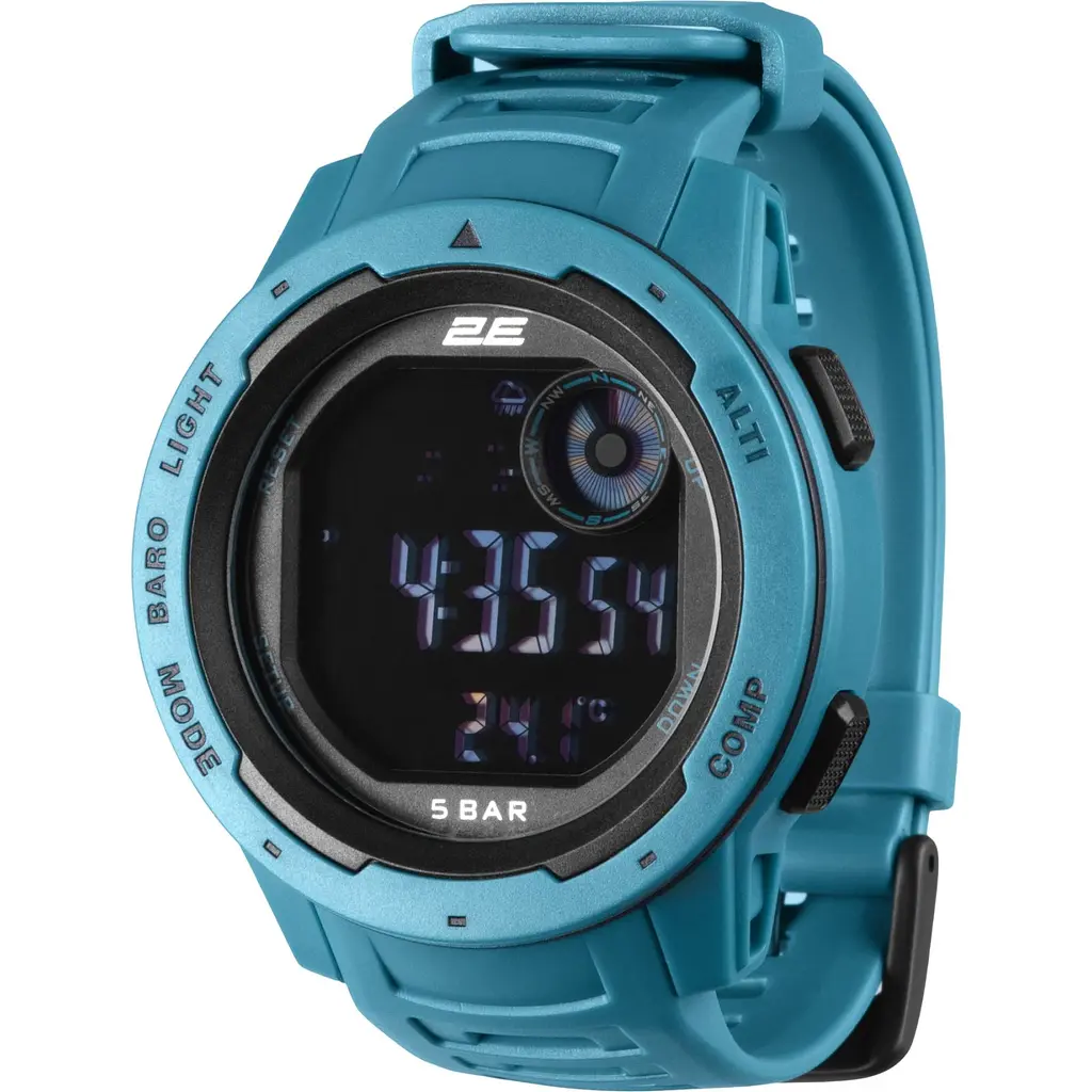 Тактичні смартгодинники 2E DeltaX Blue з компасом і крокоміром - фото 2
