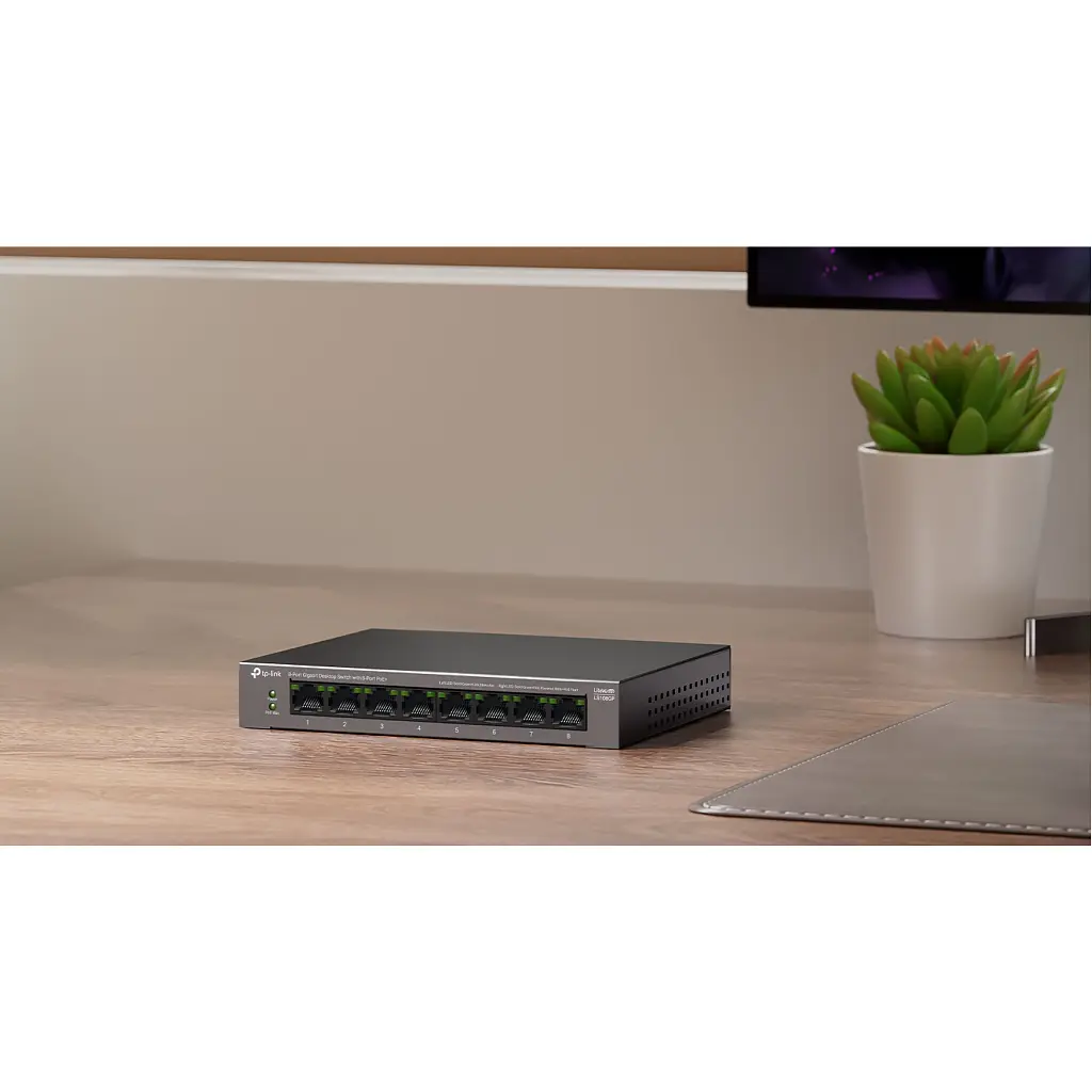 Комутатор мережевий TP-Link LS108GP - фото 7