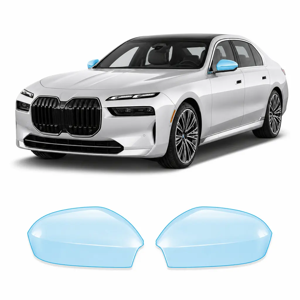 Антигравійна захисна бронеплівка за лекалами для BMW 7 Series G70 2022- дзеркала