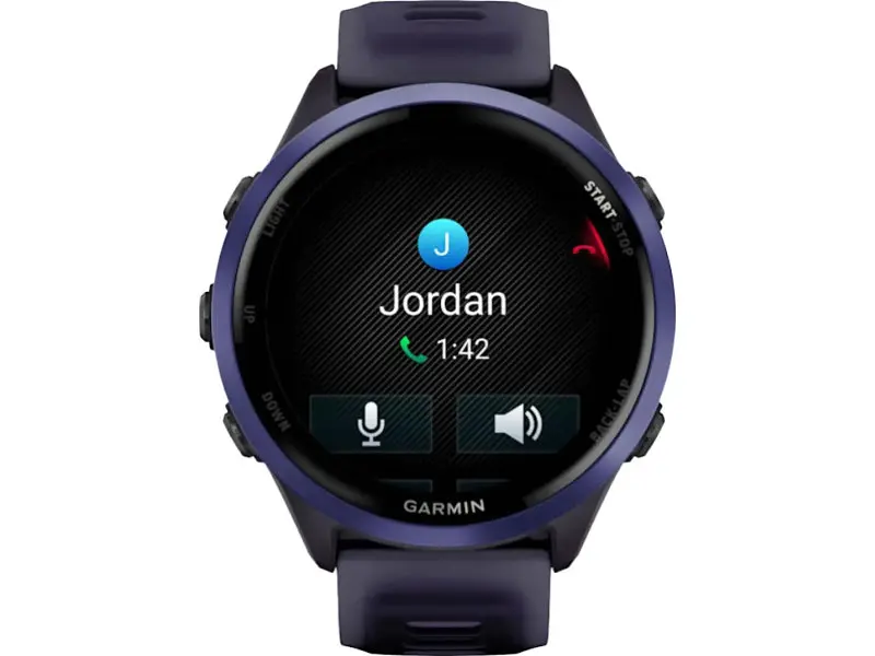 Смарт-годинник Garmin Forerunner 570 47mm Indigo Aluminium w. Translucent Imperial Purple/Indigo Band (010-02971-02) - фото 2