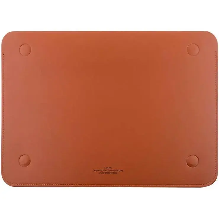Чохол-кишеня WiWU Skin Pro II Leather Sleeve для MacBook Air 15` (2023-2025) Brown [159612] - фото 4