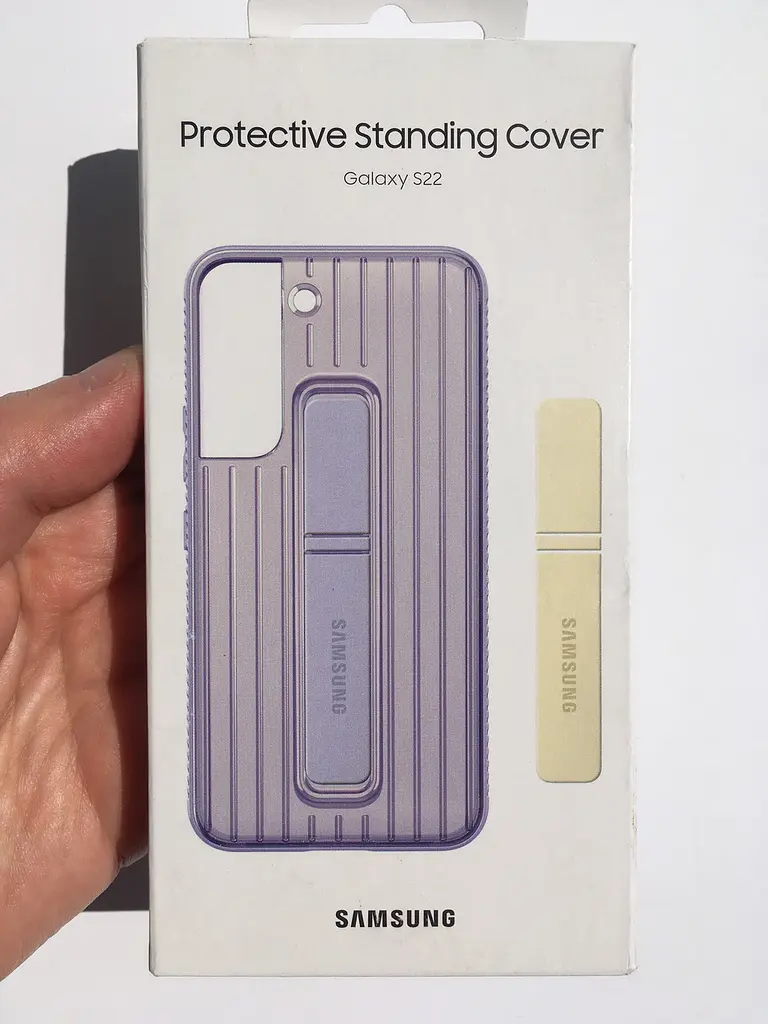 Протиударний чохол із підставкою для Samsung Galaxy S22 (S901) Protective Rugged Standing Cover EF-RS901CVEGRU Lavender - фото 8
