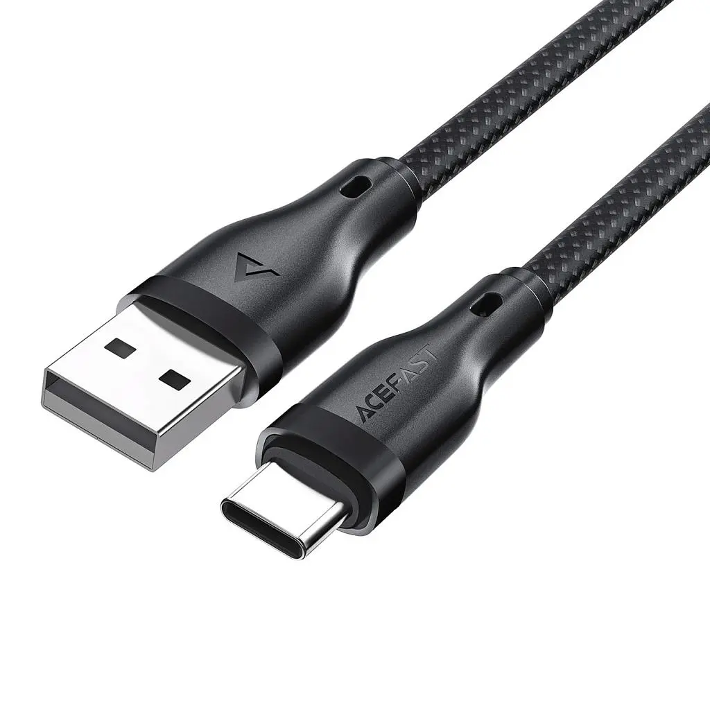 Дата кабель USB 2.0 AM to USB-C 1.2m 3.0A Acefast (6974316282693) - фото 3