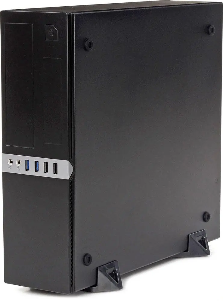 Корпус Casecom S-503 450W-80mm 2xUSB3.0+2xUSB2.0 SFF mATX, Чорний - фото 2
