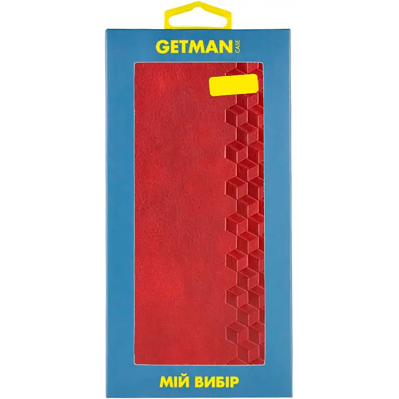 Чехол-книжка GETMAN Cubic Cover Case для Redmi 13C / Poco C65 Red [100963] - фото 6