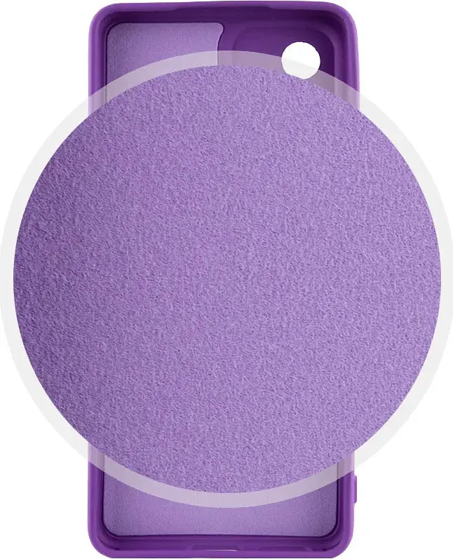 Чехол Lakshmi Full Camera Silicone Cover для Xiaomi Redmi Note 12 4G Purple [86116] - фото 2