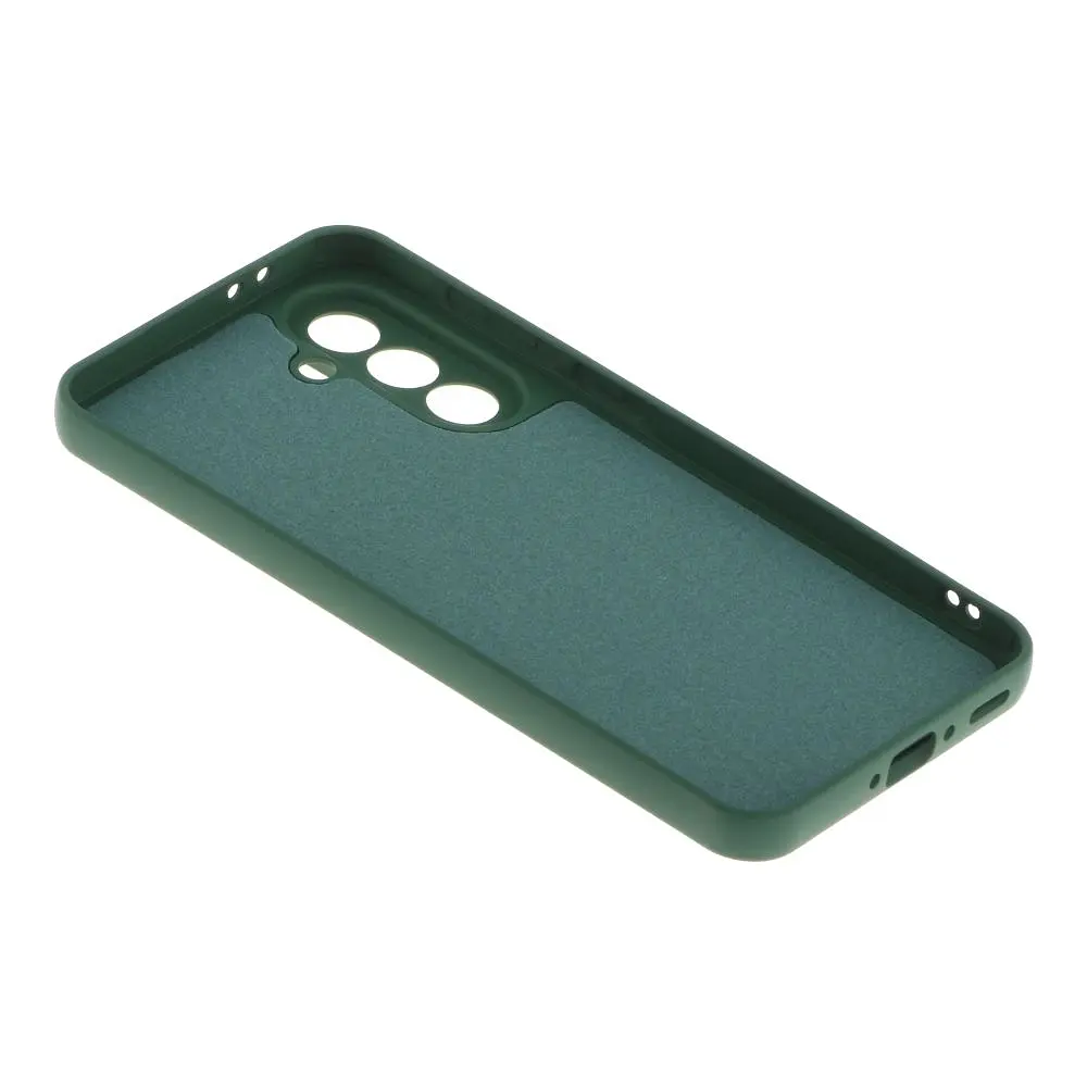 Чохол Silicone Cover з рамкою камери A Samsung Galaxy A56 5G A566 Dark Green (36975_3609714) - фото 4