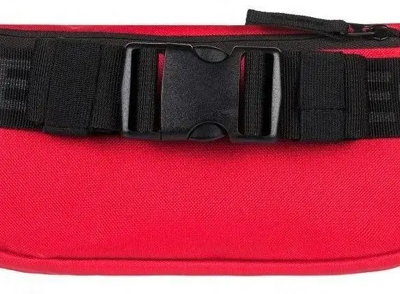 Сумка на пояс DC Zeke Destroyer Червоний 12х30х5 см (edyba03051 red) - фото 5