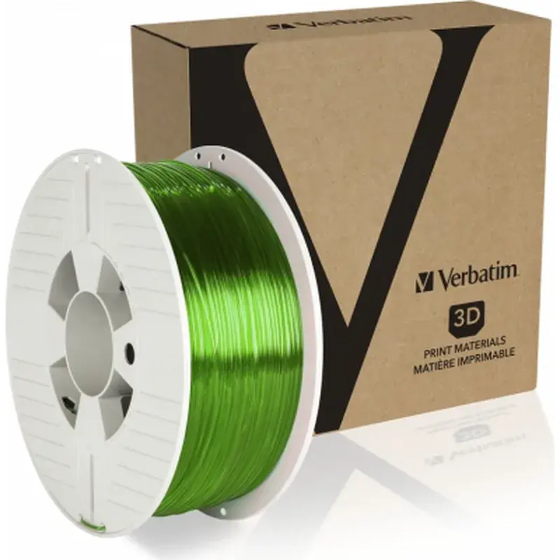 Пластик для 3D-принтера Verbatim PETG, 1.75 мм, 1 кг, Green Transparent (55057) - фото 2