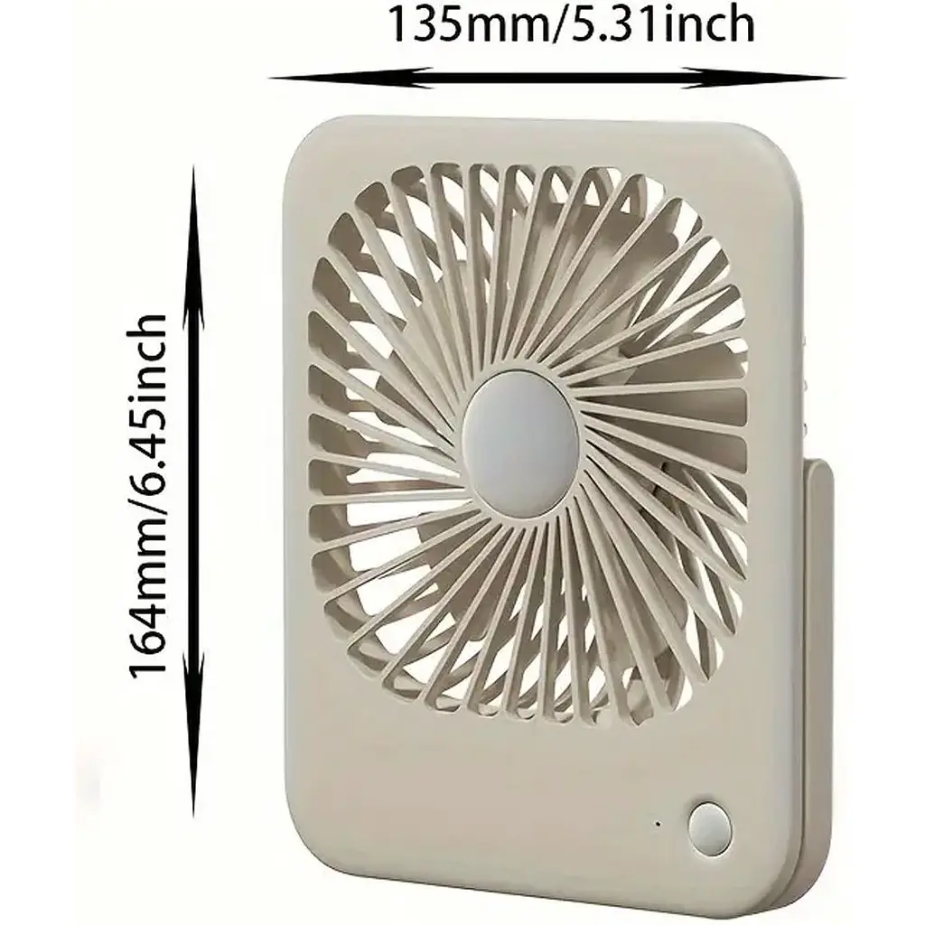 Портативный вентилятор DK L-02 White [136004] - фото 3