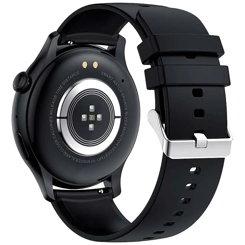 Смарт-годинник Lemfo HK85 силіконовий ремінець black (16721) - фото 4