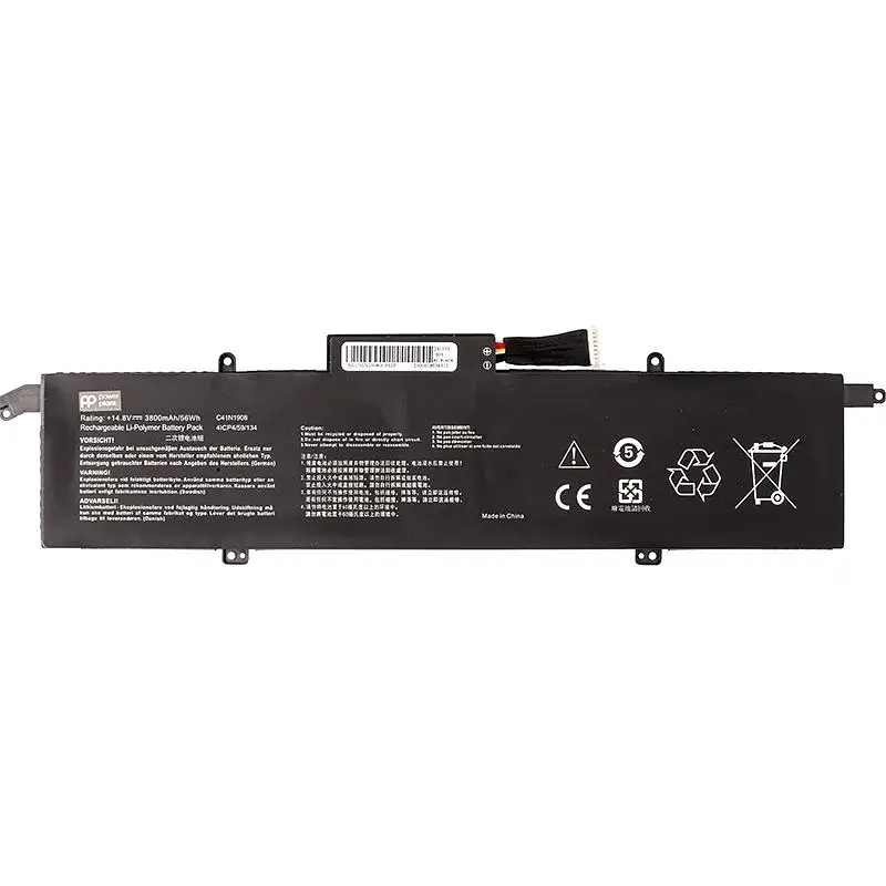 Акумулятор PowerPlant для ноутбуків ASUS ROG Zephyrus G14 (C41N1908) 14.8V 3800mAh (NB432028) - фото 2