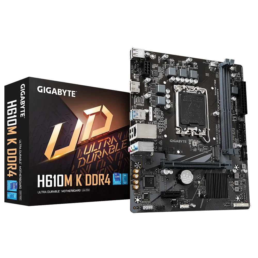 Mатеринська плата Gigabyte H610M K DDR4 LGA 1700 (H610M K DDR4)