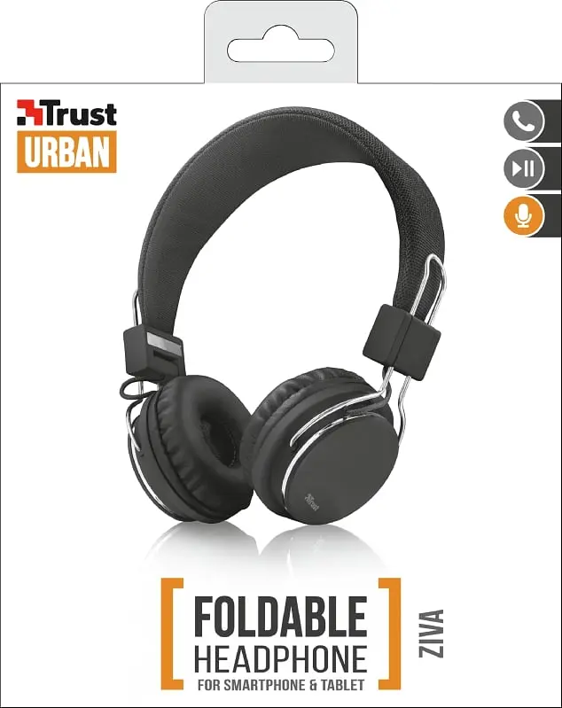 Навушники Trust Ziva On-Ear Mic Black (21821_Trust) - фото 4