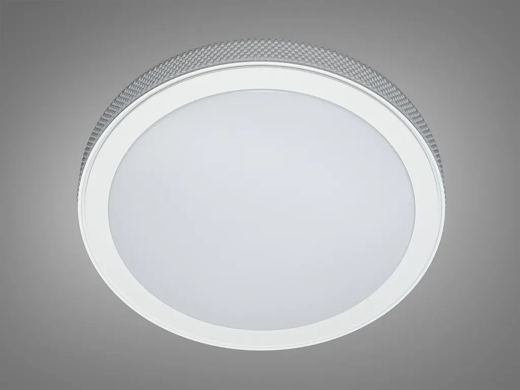 Смарт-люстра кругла LED Diasha YR-400WHITE 52W, без пульта, IP20, 39 см, сучасний стиль для коридору, вітальні, спальні, кухні - фото 3