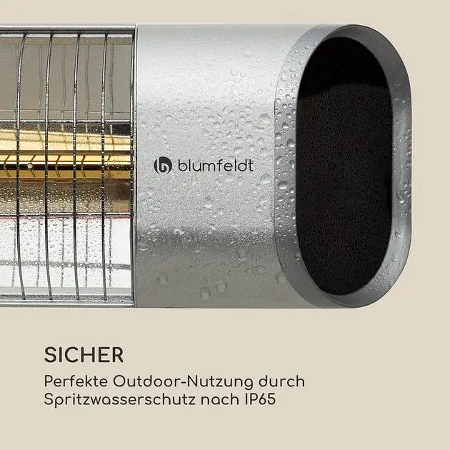 Інфрачервоний обігрівач Blumfeldt Dark Wave (10033810) - фото 9