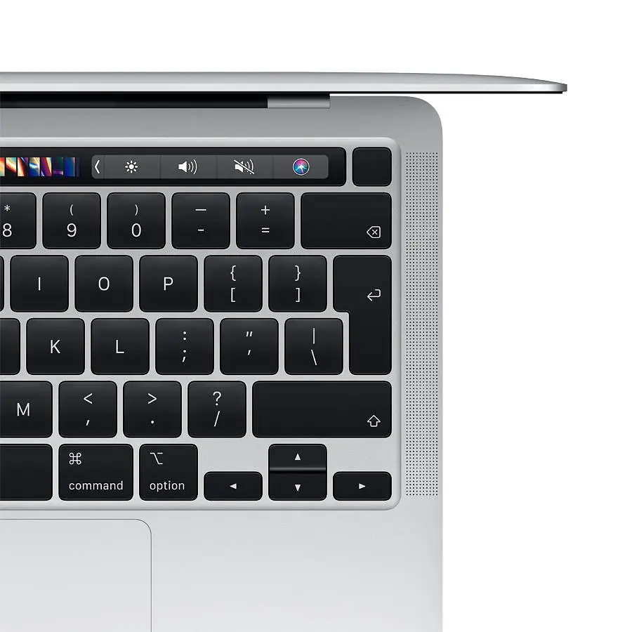 Apple MacBook Pro 13" з Touch Bar Apple M1 (8C CPU/8C GPU), 16 ГБ, 512 ГБ, Сріблястий (Grade C) Seller Refurbished - фото 3