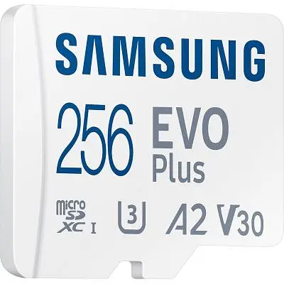 Карта пам'яті Samsung 256GB microSD class 10 UHS-I U3 V30 A2 EVO Plus (MB-MC256SA/EU) - фото 3