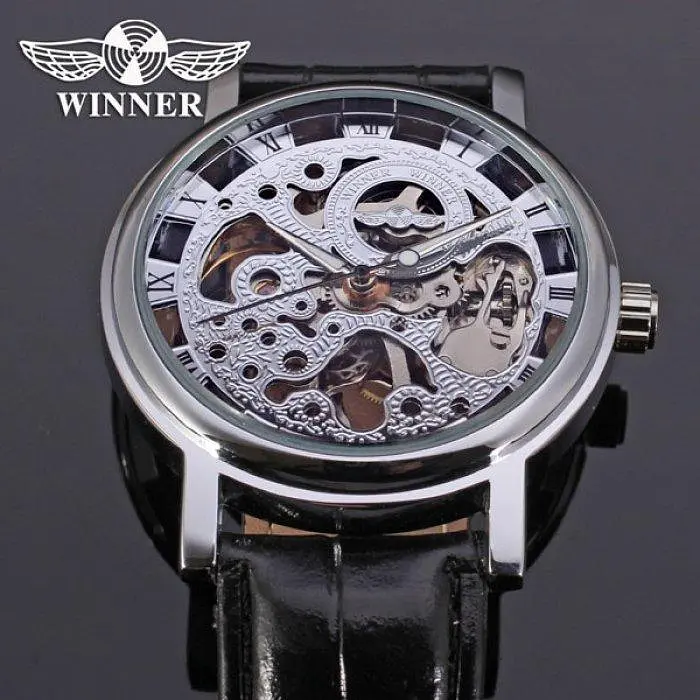 Жіночий наручний класичний годинник Winner Silver II - фото 3