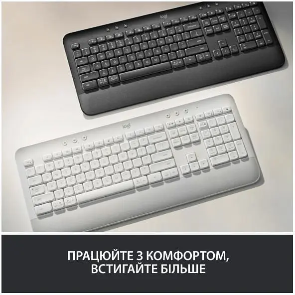 Клавіатура бездротова Logitech Signature K650 Graphite - фото 8