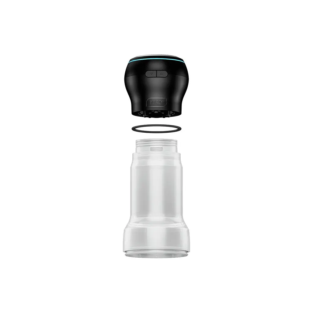 Мастурбатор Kiiroo Feel Pocket Crystal з насадкою PowerBlow Combo Set - фото 3