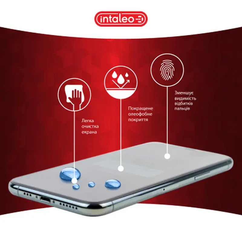 Скло захисне Intaleo Full Glue Samsung S24 FE Black (1283126594854) - фото 6