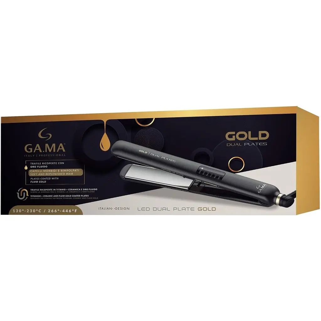 Випрямляч для волосся Ga.Ma CP14 LED Dual Plates Gold GI2510 [146727] - фото 5