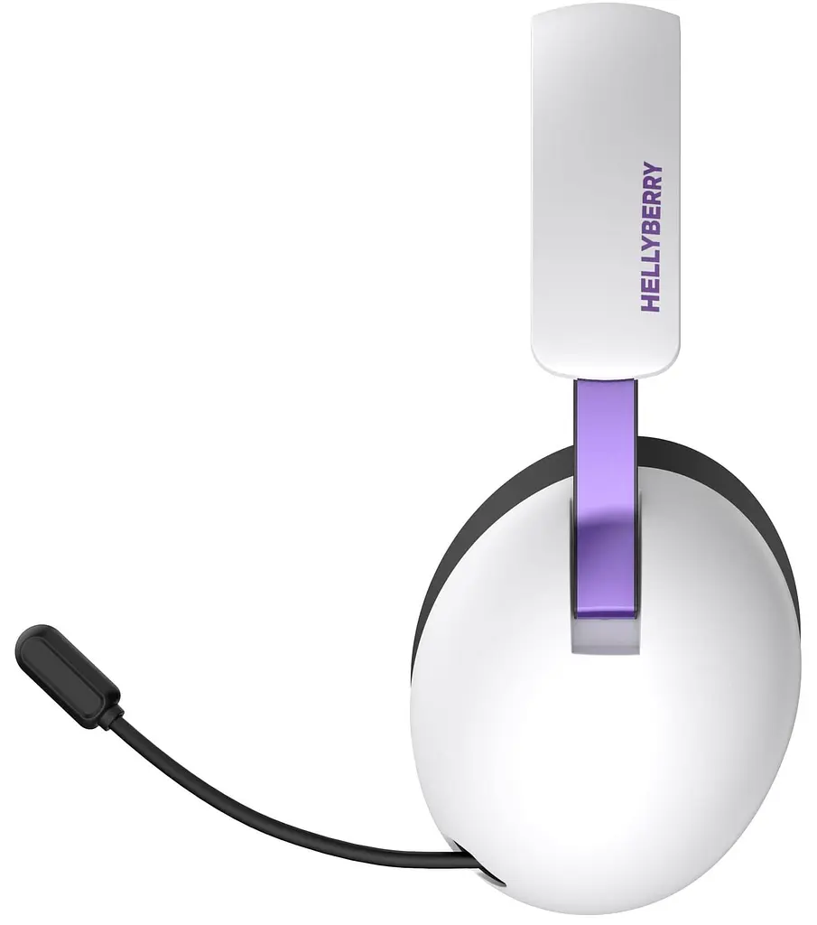 Ігрова гарнітура HATOR Hellyberry HH30 Wireless White-Violet (HH30_wireless_WV) - фото 4