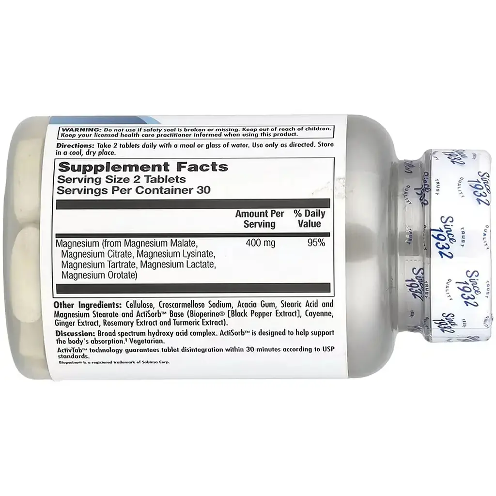 Дієтична добавка KAL Magnesium Broad Spectrum 60 таблеток - фото 3
