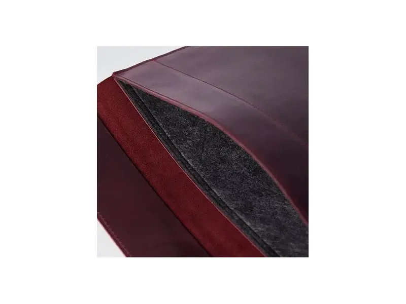 Чохол для ноутбука InCarne Klouz MacBook Pro 13 2016-2025 (вінтажний) бордо (klouz-burgundy-vintage-pro-13) - фото 2