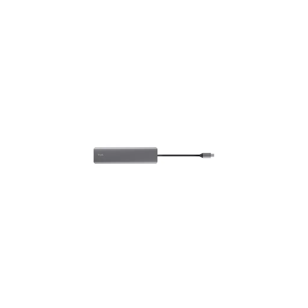 Концентратор Trust USB-C 7-in1 2xUSB-А 3.2/2xUSB-С/2xHDMI/DP aluminiu 0.16m grey (25661_TRUST) - фото 4