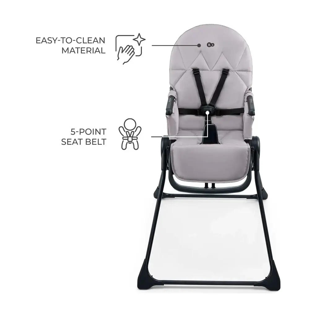Стілець для годування Kinderkraft Binci Grey (5902533928002) - фото 4