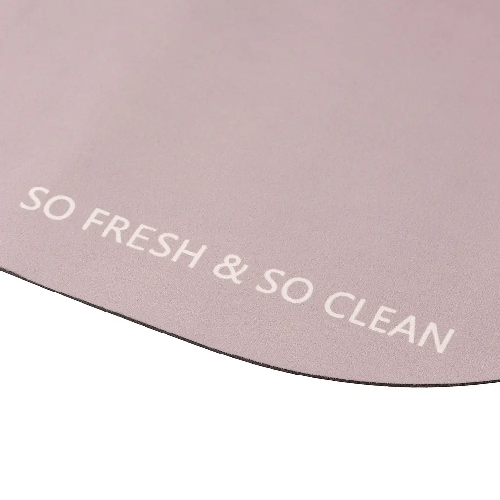 Коврик Ardesto Vigor с нескользящей основой 40х60см, полиэстер, овальный, бежевый (ARHB3301RB) - фото 3