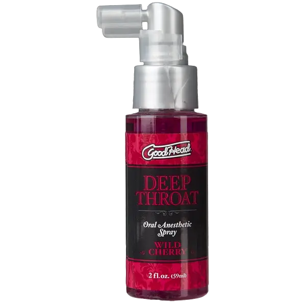 Спрей для глибокого мінету Doc Johnson GoodHead DeepThroat Spray, Дика вишня – Інтимний комфорт і солодкі відчуття - фото 2