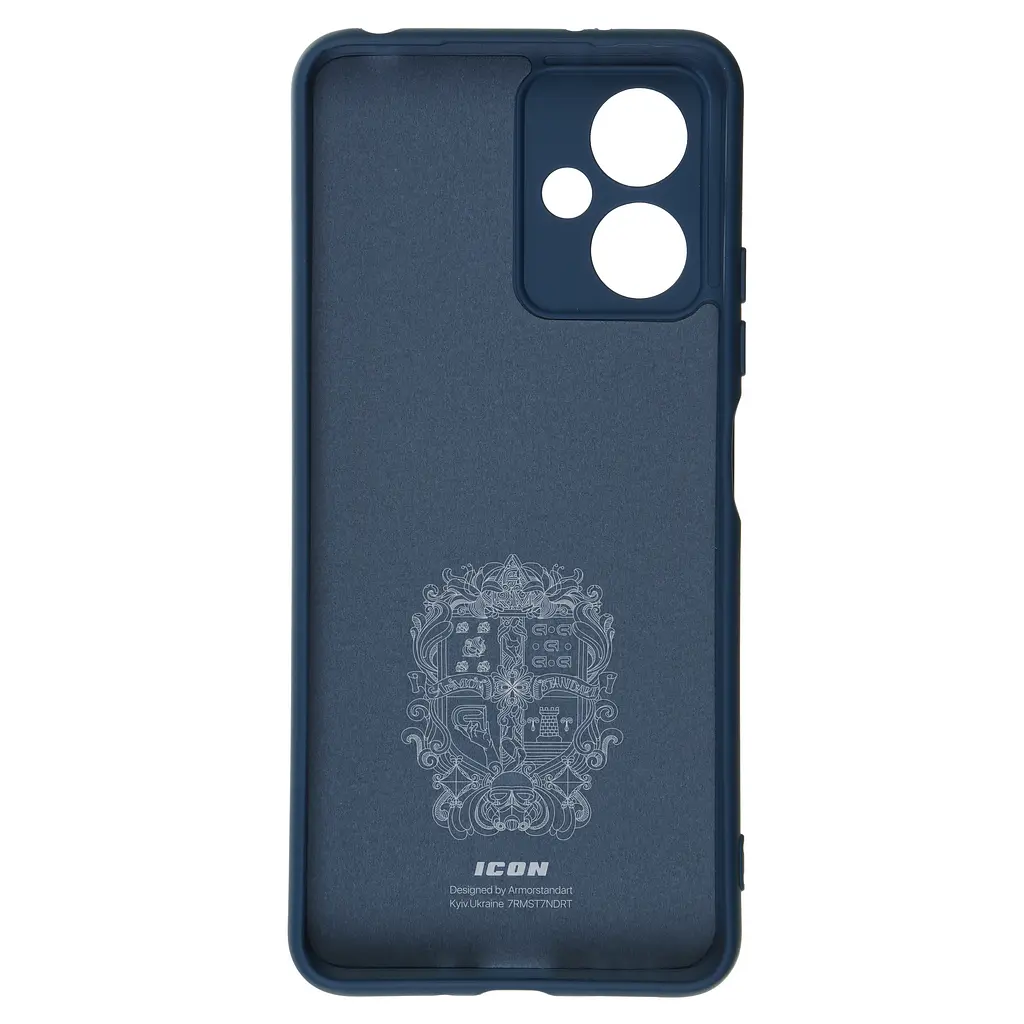 Чехол ArmorStandart ICON для Xiaomi Redmi Note 12 5G Camera cover Dark Blue (ARM65194) - фото 2
