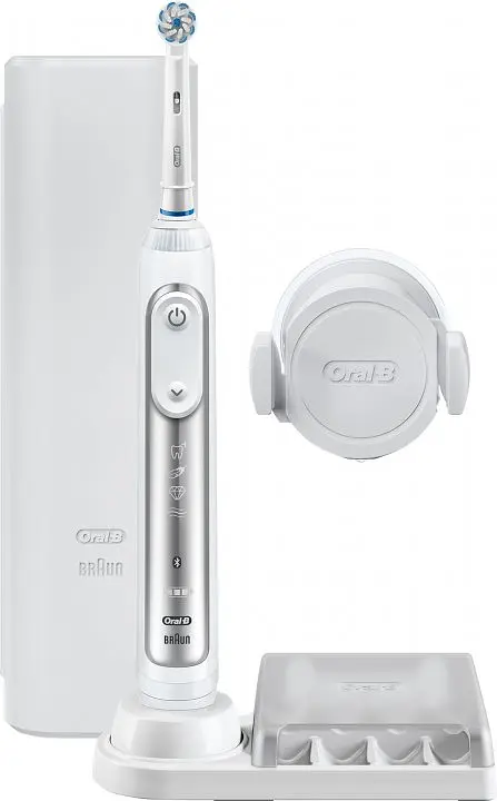 Електрична зубна щітка Oral-B Genius 8000, серебристый - фото 3