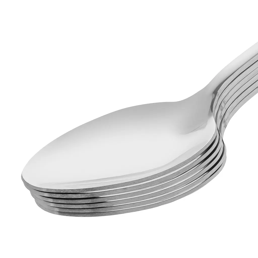 Набор столовых ложек "Classic" из нержавеющей стали (6 штук, длина 20.5 см), Kitchen Master 86924 - фото 9