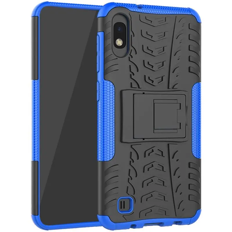 Чохол-накладка Toto Dazzle Kickstand 2 in 1 Case Samsung Galaxy M10 Blue - фото 2